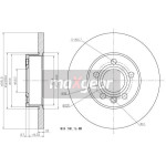 MAXGEAR Bremsscheibe