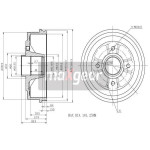 MAXGEAR Bremstrommel
