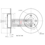 MAXGEAR Bremsscheibe