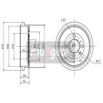 MAXGEAR Bremstrommel