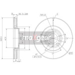 MAXGEAR Bremsscheibe