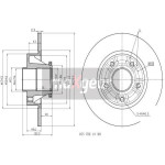 MAXGEAR Bremsscheibe
