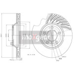 MAXGEAR Bremsscheibe