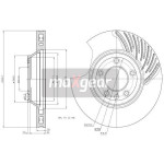 MAXGEAR Bremsscheibe