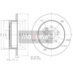 MAXGEAR Bremsscheibe