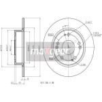 MAXGEAR Bremsscheibe