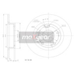 MAXGEAR Bremsscheibe
