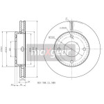 MAXGEAR Bremsscheibe