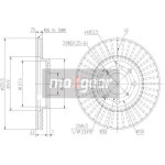 MAXGEAR Bremsscheibe