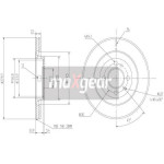 MAXGEAR Bremsscheibe