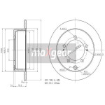 MAXGEAR Bremsscheibe