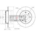 MAXGEAR Bremsscheibe