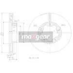 MAXGEAR Bremsscheibe