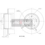 MAXGEAR Bremsscheibe