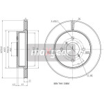 MAXGEAR Bremsscheibe