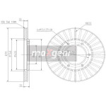 MAXGEAR Bremsscheibe