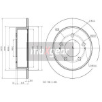MAXGEAR Bremsscheibe