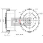 MAXGEAR Bremstrommel