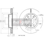 MAXGEAR Bremsscheibe