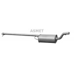 ASMET Mittelschalldämpfer