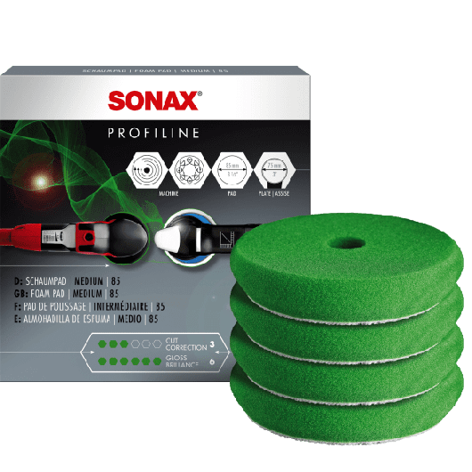 SONAX SchaumPad medium 85 4 Stück