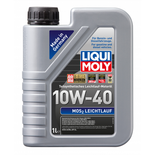 Liqui Moly MoS2 Leichtlauf Diesel & Benziner 10W-40 Motoröl 1Liter