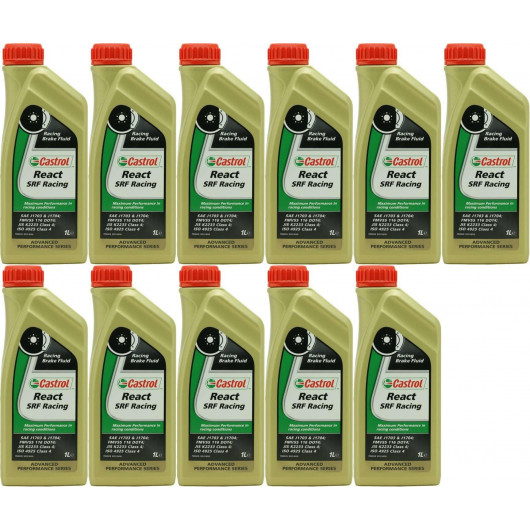 Castrol React SRF Racing Bremsflüssigkeit 11x 1l = 11 Liter