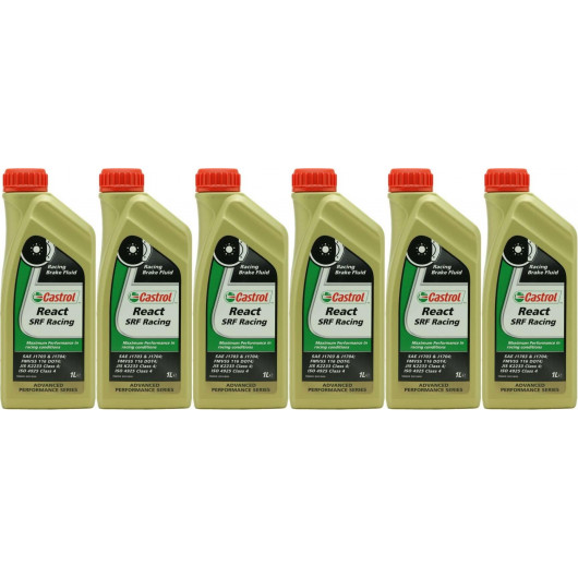 Castrol React SRF Racing Bremsflüssigkeit 6x 1l = 6 Liter