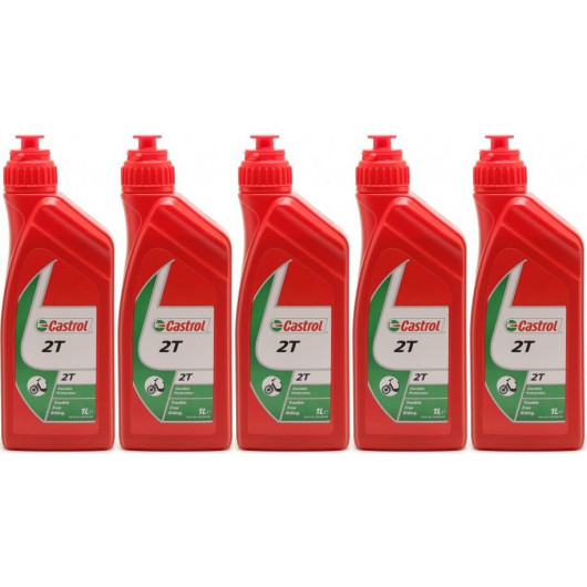 Castrol 2T mineralisches Motorrad Motoröl 5x 1l = 5 Liter
