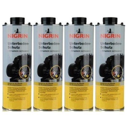 Nigrin Unterbodenschutz 1000 ml, Pistolendose 4x 1l = 4 Liter