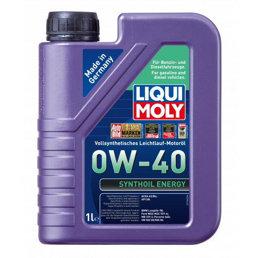 Liqui Moly Synthoil Energy 0W-40 Motoröl 1l