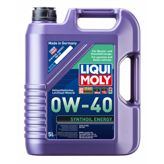 Liqui Moly Synthoil Energy 0W-40 Motoröl 5l