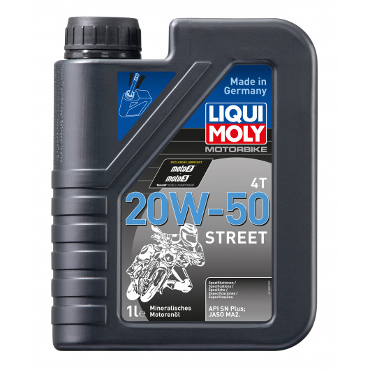 Liqui Moly Motorbike 4T 20W-50 Motorrad Motoröl Street 1l