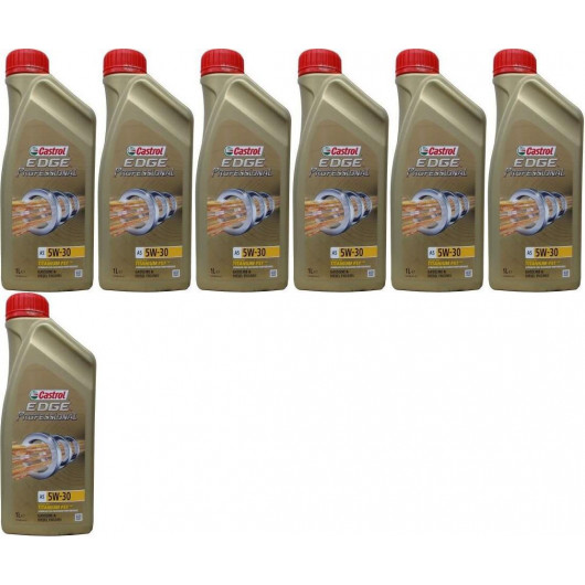 Castrol Edge Professional Titanium A5 5W-30 Motoröl 7x 1l = 7 Liter