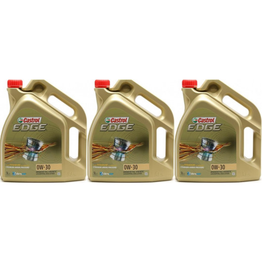 Castrol Edge 0W-30 Fluid Titanium (ex. FST) Motoröl 3x 5 = 15 Liter