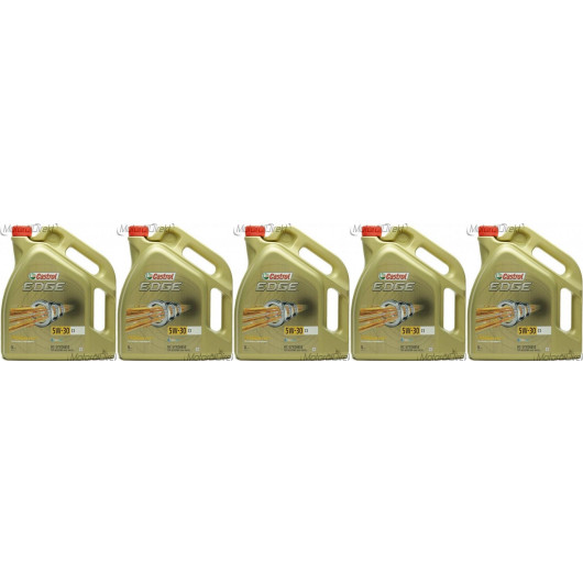 Castrol Edge 5W-30 C3 Fluid Titanium (ex. FST) Motoröl 5x 5 = 25 Liter
