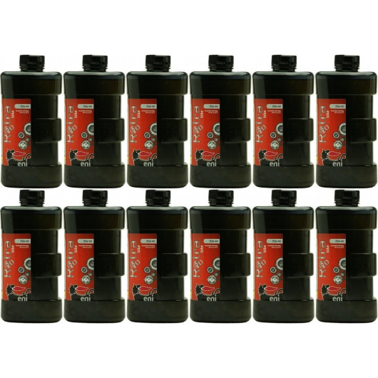 Eni Rotra Bike synt 75W-90 Getriebeöl GL 4/5 Piaggio 12x 1l = 12 Liter