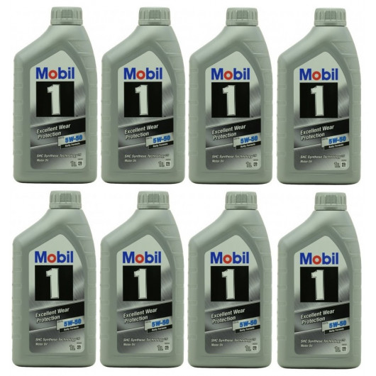 Mobil 1 FS X1 5W-50 Motoröl ( ehem. PEAK LIFE ) 8x 1l = 8 Liter