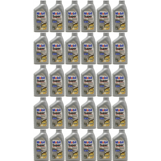 Mobil Super 3000 Formula V Longlife 5W-30 Motoröl 30x 1l = 30 Liter