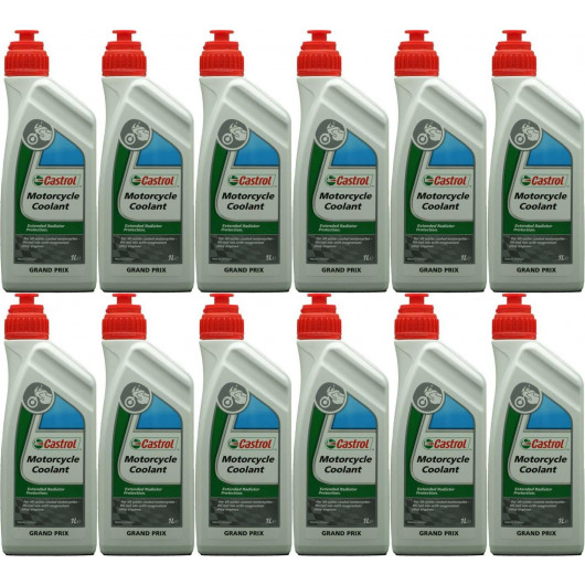 Castrol Motorcycle Coolant 12x 1l = 12 Liter