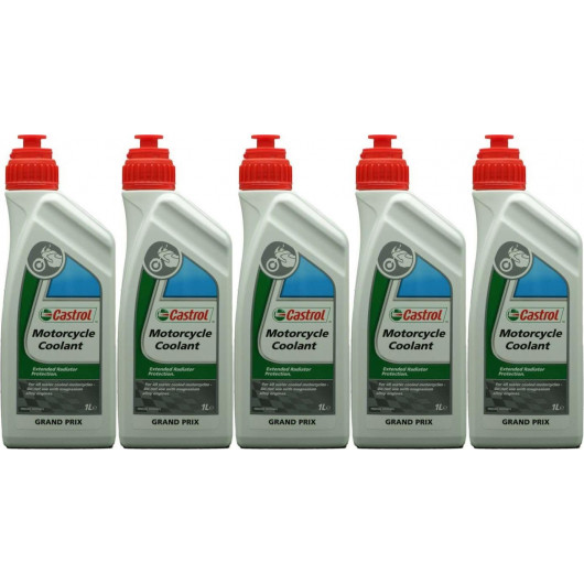 Castrol Motorcycle Coolant 5x 1l = 5 Liter