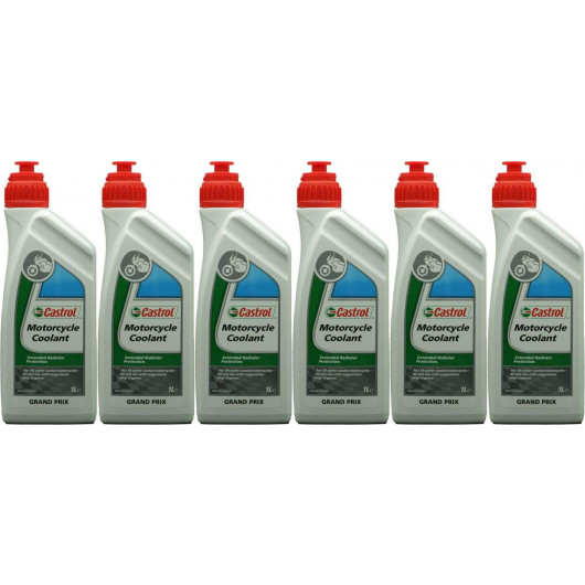 Castrol Motorcycle Coolant 6x 1l = 6 Liter