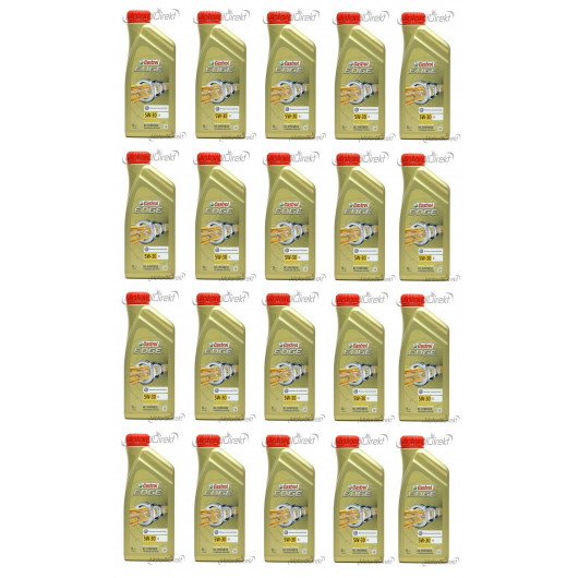 Castrol Edge 5W-30 LL Fluid Titanium Motoröl Longlife III 20x 1l = 20 Liter