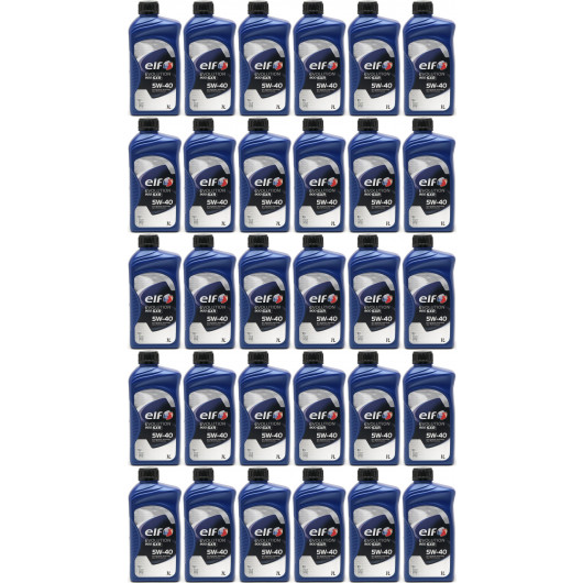 Elf Evolution 900 SXR 5W-40 Motoröl 30x 1l = 30 Liter