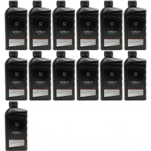 Original Mazda Oil Supra 0W-20 Motoröl 13x 1l = 13 Liter
