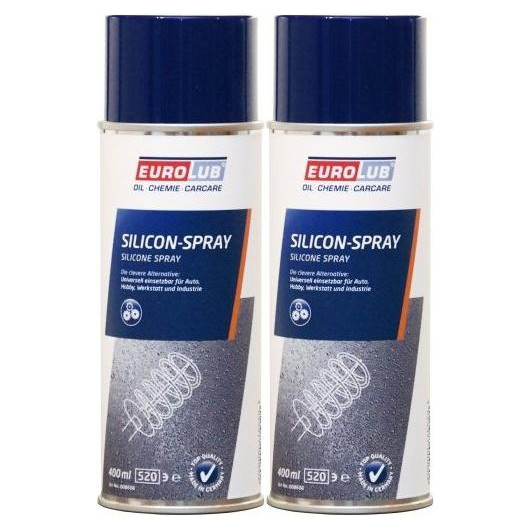 Eurolub Silicon/ Silikon Spray 2x 400 Milliliter