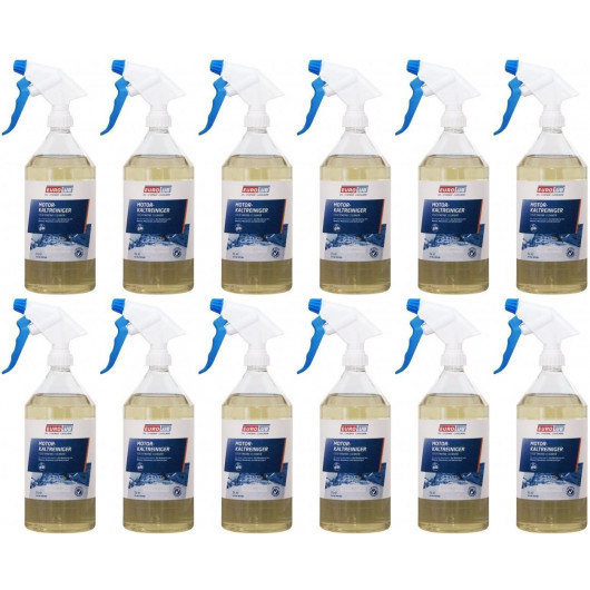 EUROLUB Motorkaltreiniger 12x 1l = 12 Liter