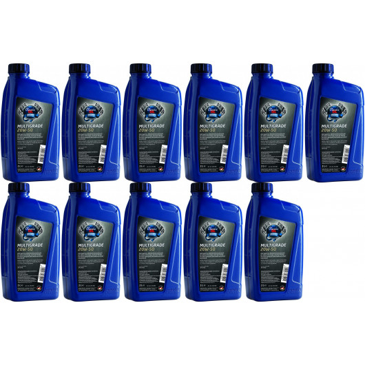 EUROLUB Multigrade SAE 20W-50 Classic Motoröl 11x 1l = 11 Liter