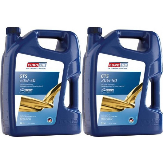 Eurolub GTS SAE 20W-50 2x 5 = 10 Liter