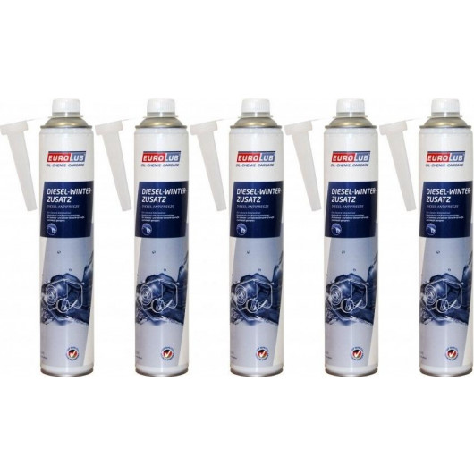 EUROLUB Diesel Winterzusatz 5x 1l = 5 Liter
